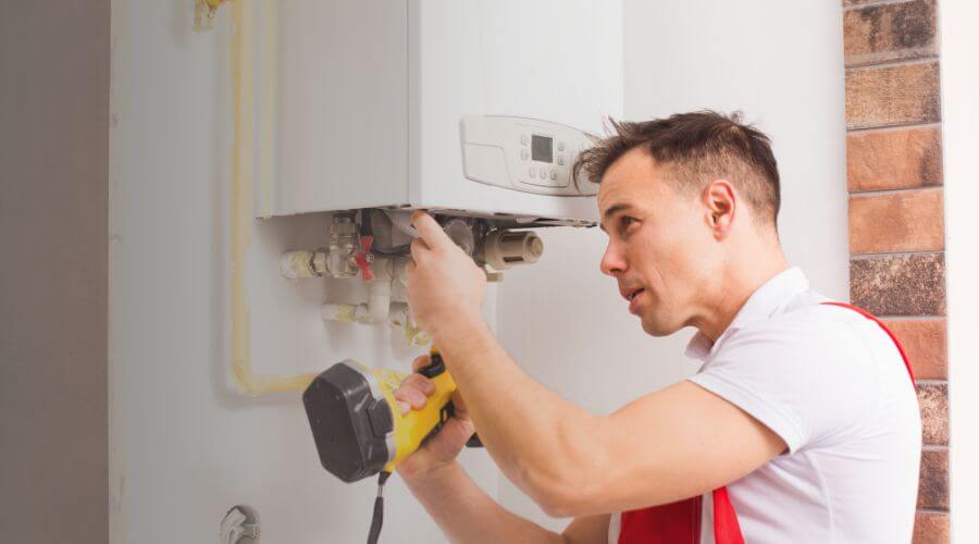 Local water heater installation in Wolflake, IN
